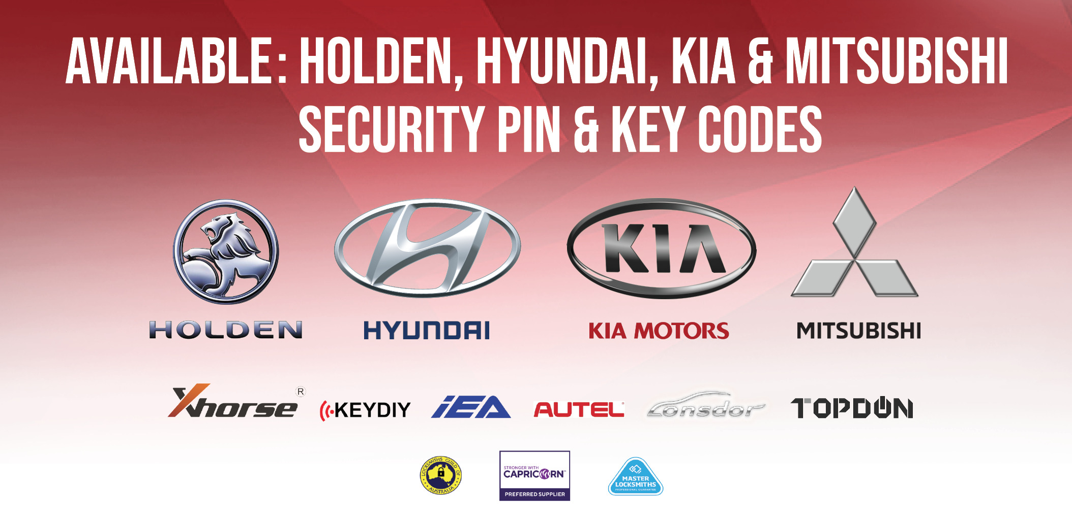 Security Pin and Key Codes