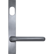 External narrow plate furniture with lever and cylinder hole SC