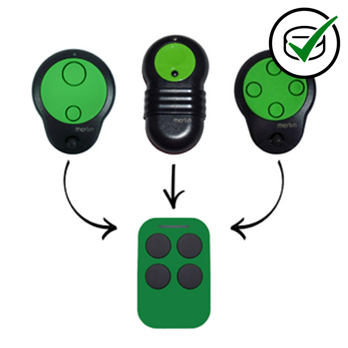 Genuine Code Ezy Remote to suit Merlin