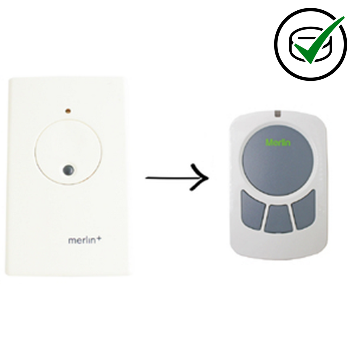 Merlin+ CM128 Genuine Wall Button