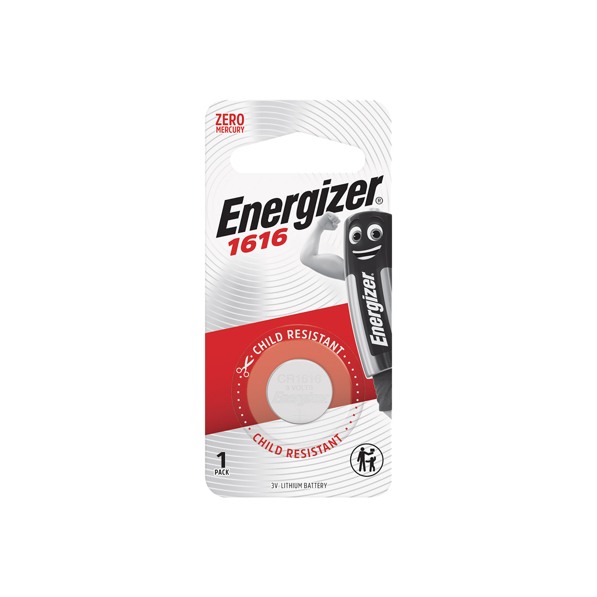 Energizer Lithium Battery CR1616 (1pk)