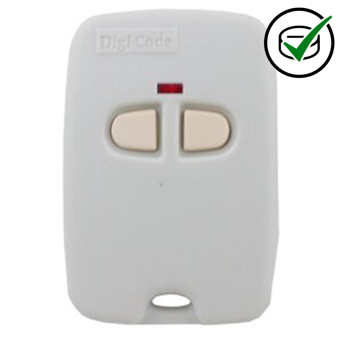 Genuine Digicode 2 button remote handset 300MHz