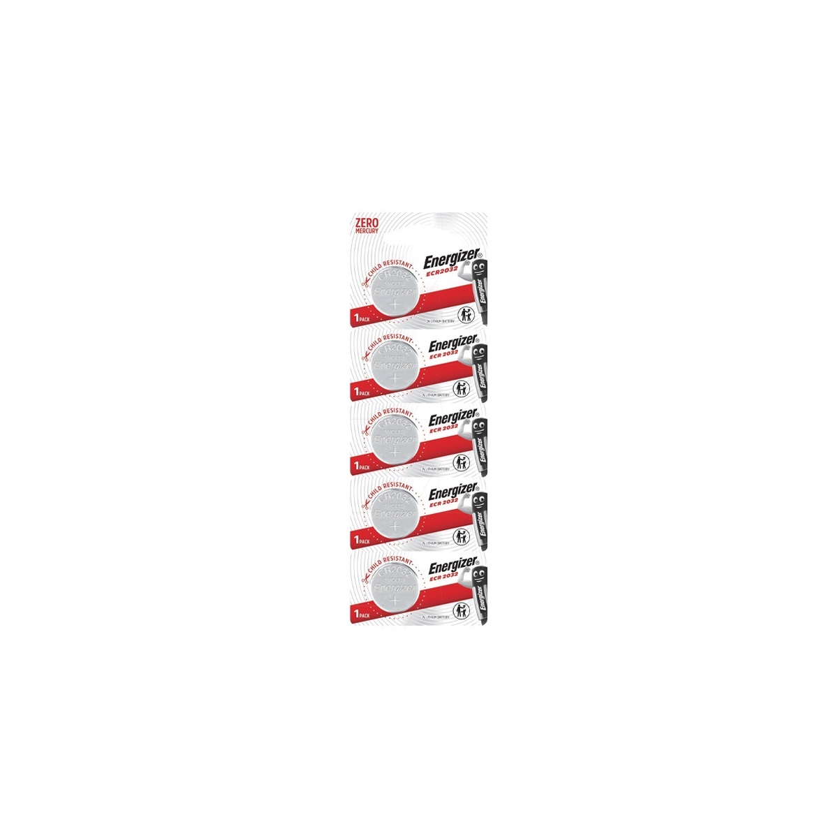 Energizer Lithium Battery CR2032 Tearstrip (5pk)