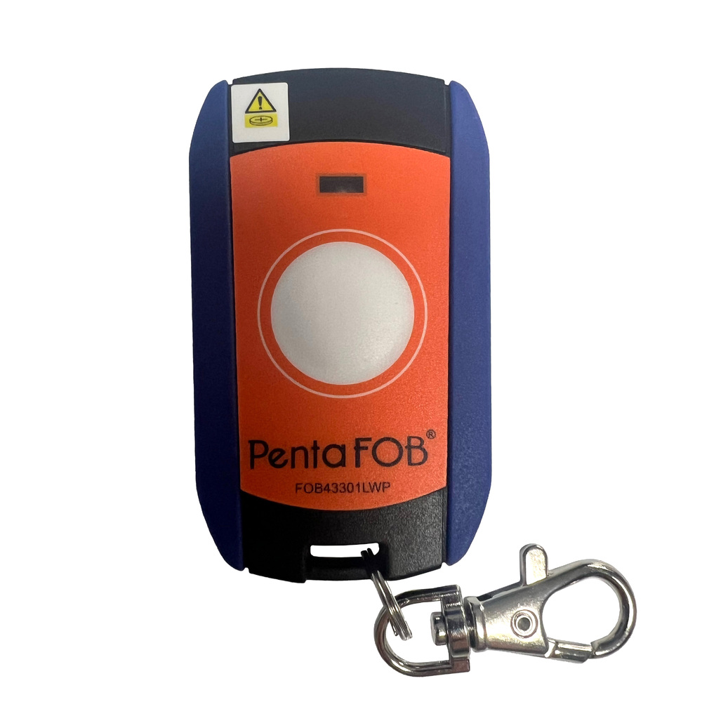 Genuine Elsema Pentafob Waterproof Remote - Orange 1 Button