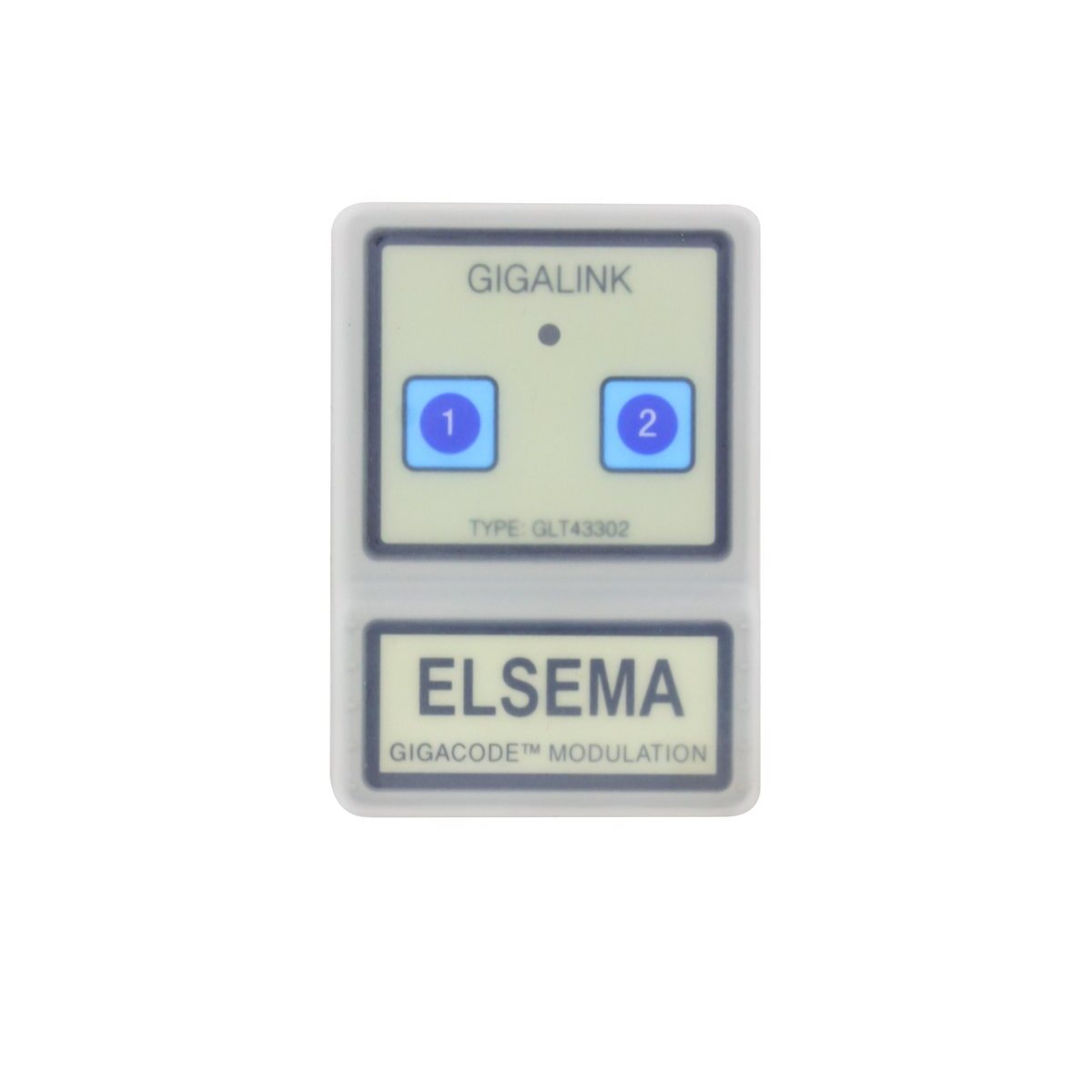 Genuine Elsema Gigalink 2 button remote handset 434MHz