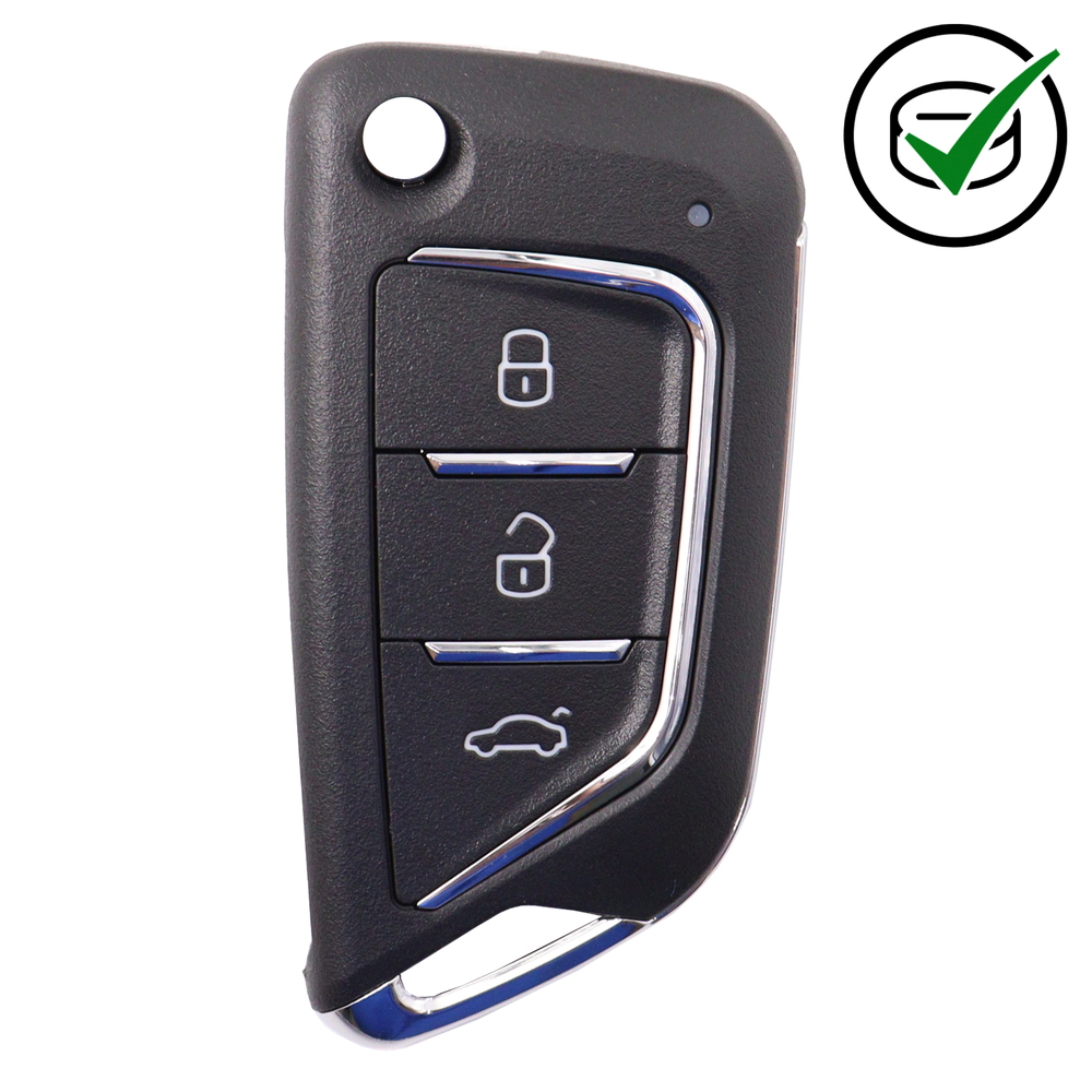 KeyDIY 3 Button Flip Key to suit B21-3
