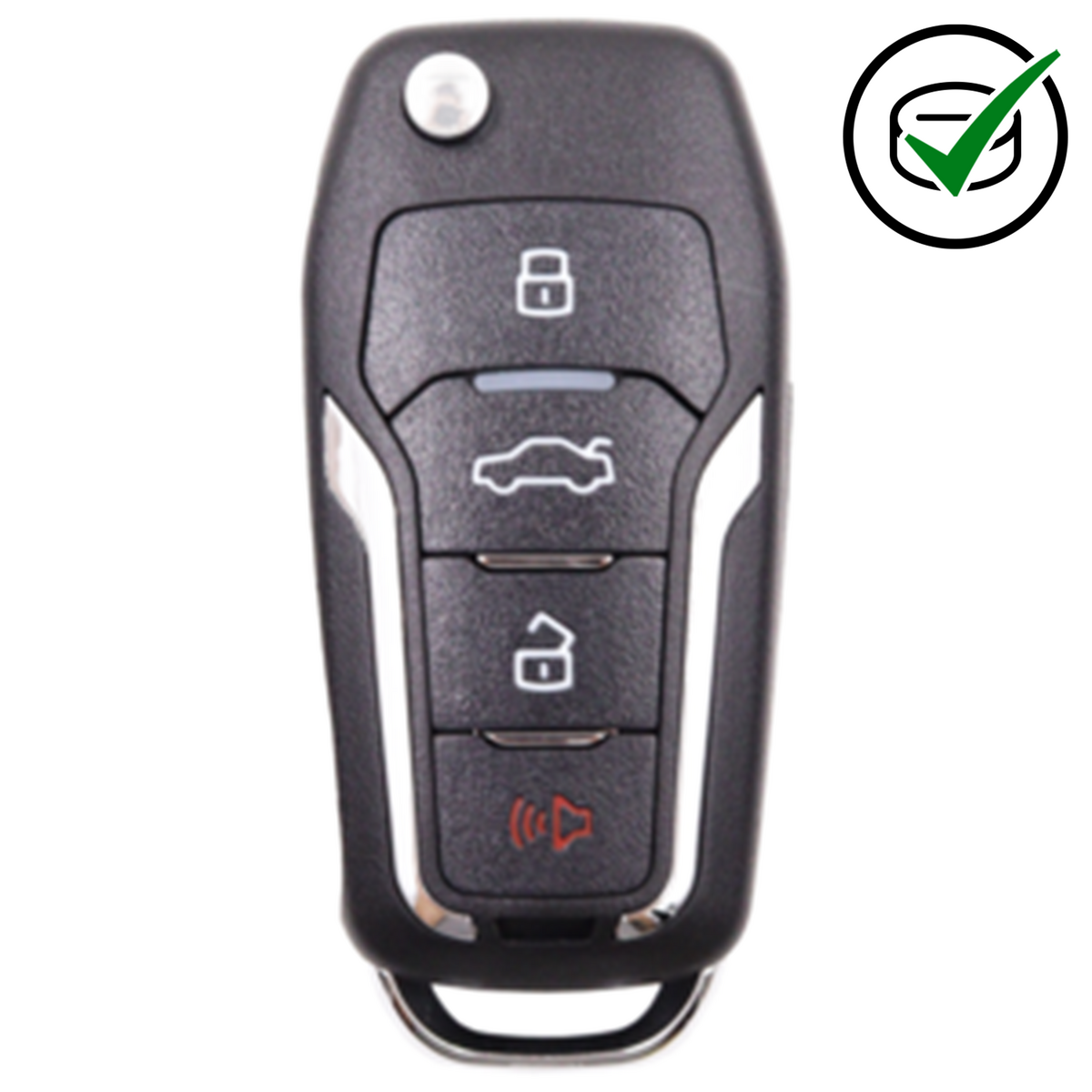 KeyDIY 4 Button Flip Key with Panic to suit NB12-4