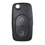 Audi compatible 2 button HU66 remote flip Key housing