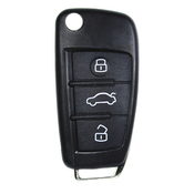 Audi compatible 3 button HU66 remote flip Key housing