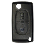 Citroen compatible 2 button HU83 remote flip Key housing