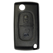 Citroen compatible 2 button VA6 remote flip Key housing Battery Clip