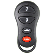 Chrysler Jeep compatible 4 button remote housing