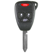 Chrysler Jeep compatible 4 button CY24 remote Key housing