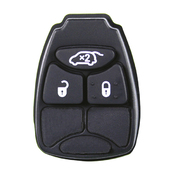 Chrysler Jeep compatible 3 button replacement silicone membrane