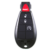 Chrysler Jeep compatible 4 button remote housing