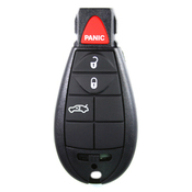 Chrysler Jeep compatible 4 button remote housing