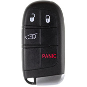 Chrysler Jeep compatible 4 button remote key housing