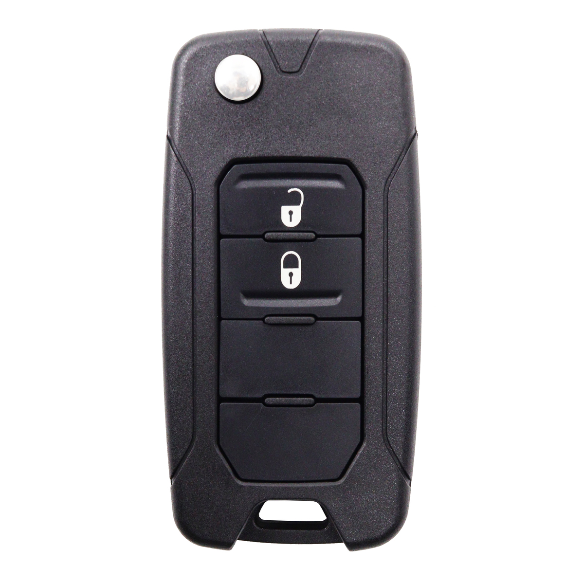 Jeep compatible 2 button remote flip key housing