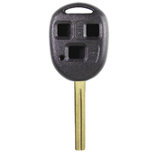 Lexus compatible durashell 3 button TOY48 remote Key housing