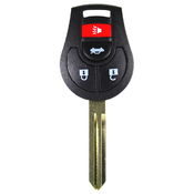 Nissan compatible 4 button NSN14 remote Key housing