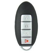 Nissan compatible 4 button NSN14 Smart remote housing