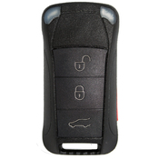 Porsche compatible 3 button HU66 remote flip Key housing