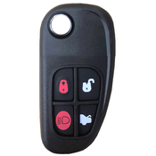 Jaguar compatible 4 button remote flip Key 434Mhz