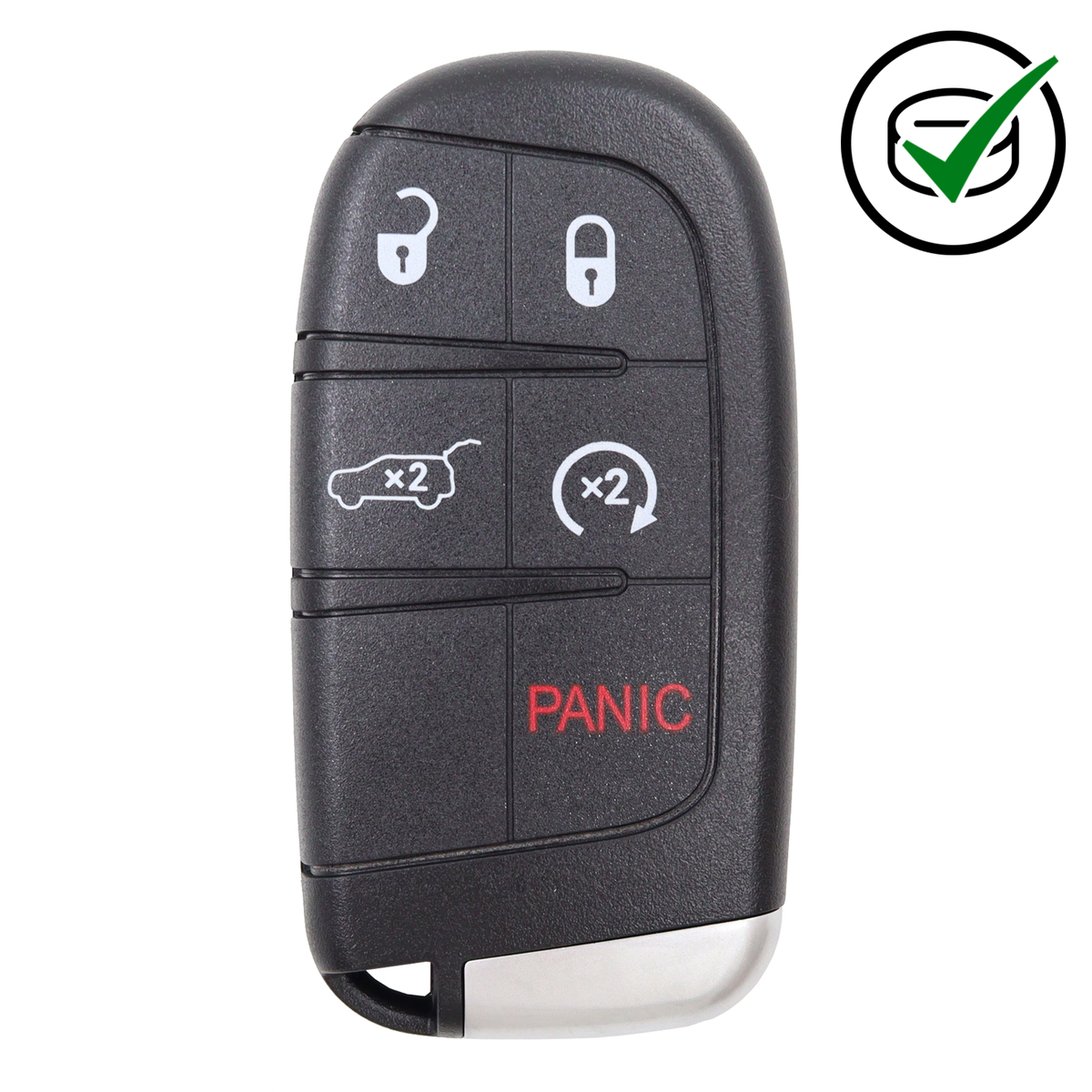 Jeep Compatible 5 button smart Remote 433 MHz ASK 