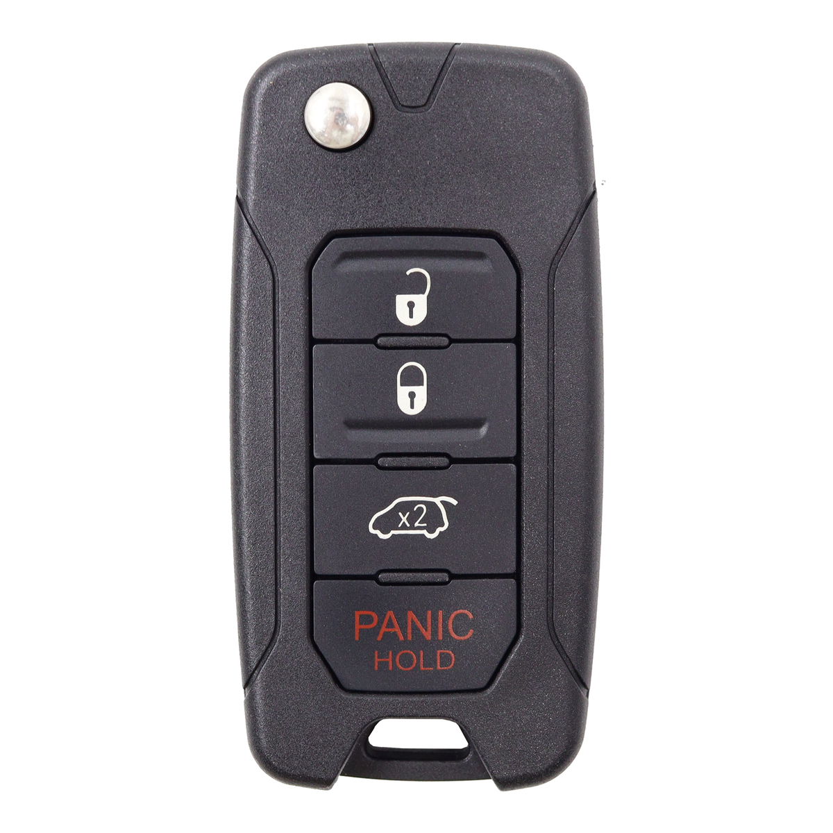 Chrysler Jeep compatible 4 button flip key 434MHz ASK