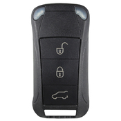 Porsche compatible 3 button remote flip key 433MHz ASK 