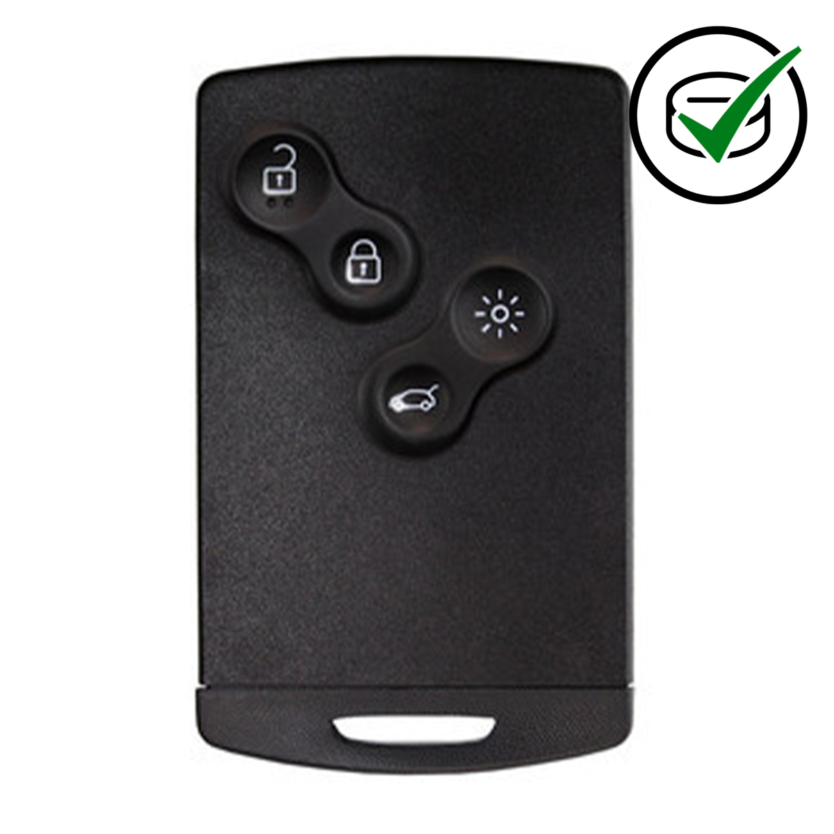 Renault compatible 4 button Card remote 433 MHz