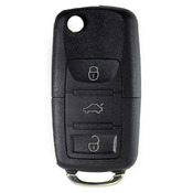 Compatible VW 3 button remote flip Key MBQ48