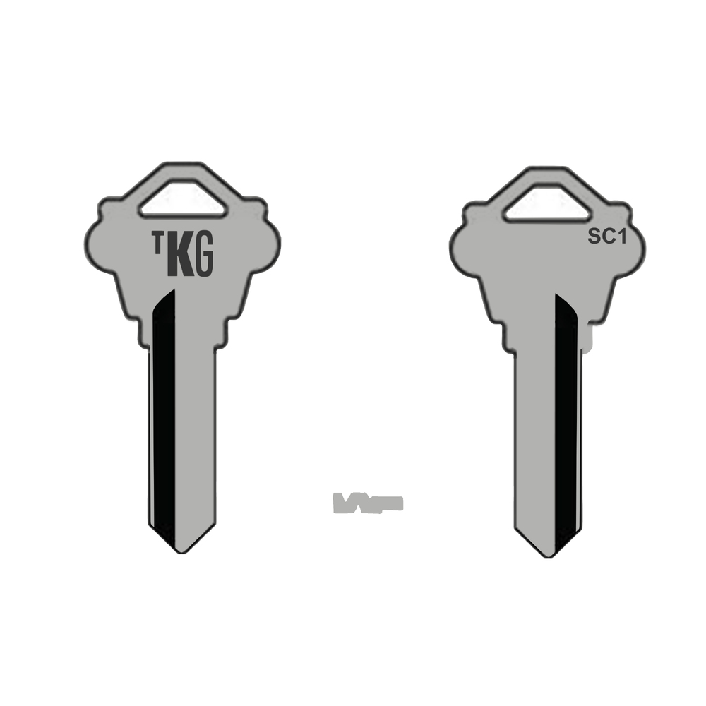 Domestic Key Blank To Suit Schlage 5 PIN - Brass SH3