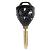 Toyota compatible Durashell 3 button TOY43 remote Key housing