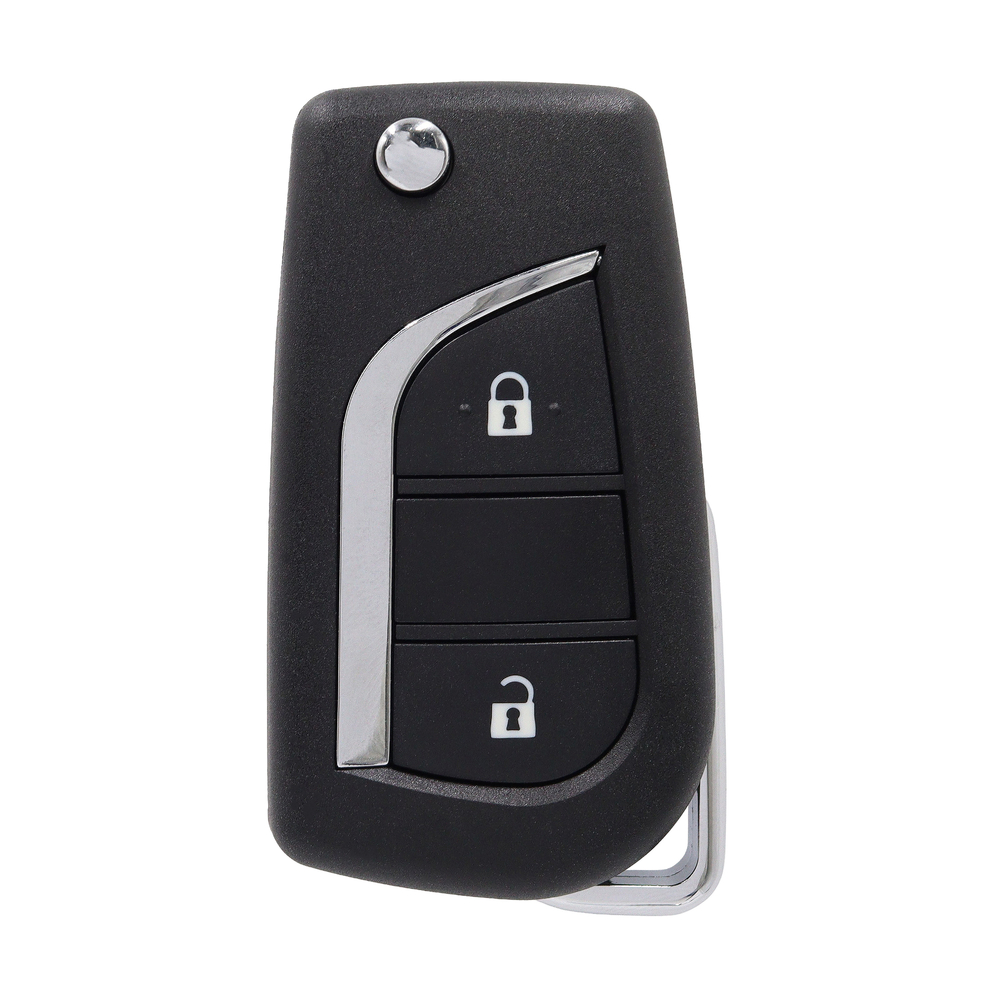 Toyota compatible 2 button TOY48 remote flip Key housing