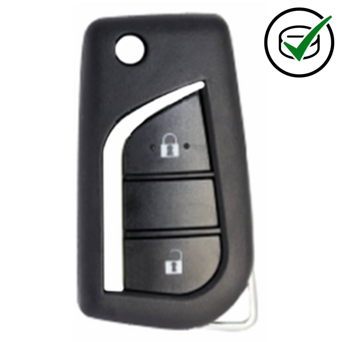 Toyota compatible 2 button TOY48 remote flip Key housing