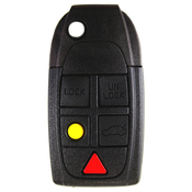 Volvo compatible 5 button NE66 remote flip Key housing