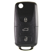 VW compatible 3 button HU66 remote flip Key housing