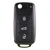VW compatible 3 button HU66 remote flip Key housing