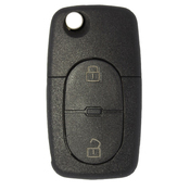 VW compatible 2 button HU66 remote flip Key housing