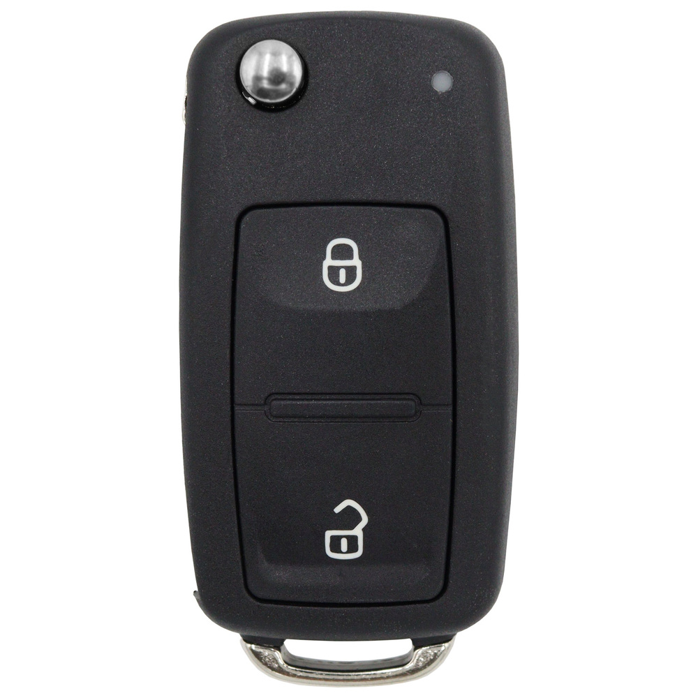 VW compatible 2 button HU66 remote flip Key housing