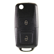 VW compatible 2 button HU49 remote flip Key housing