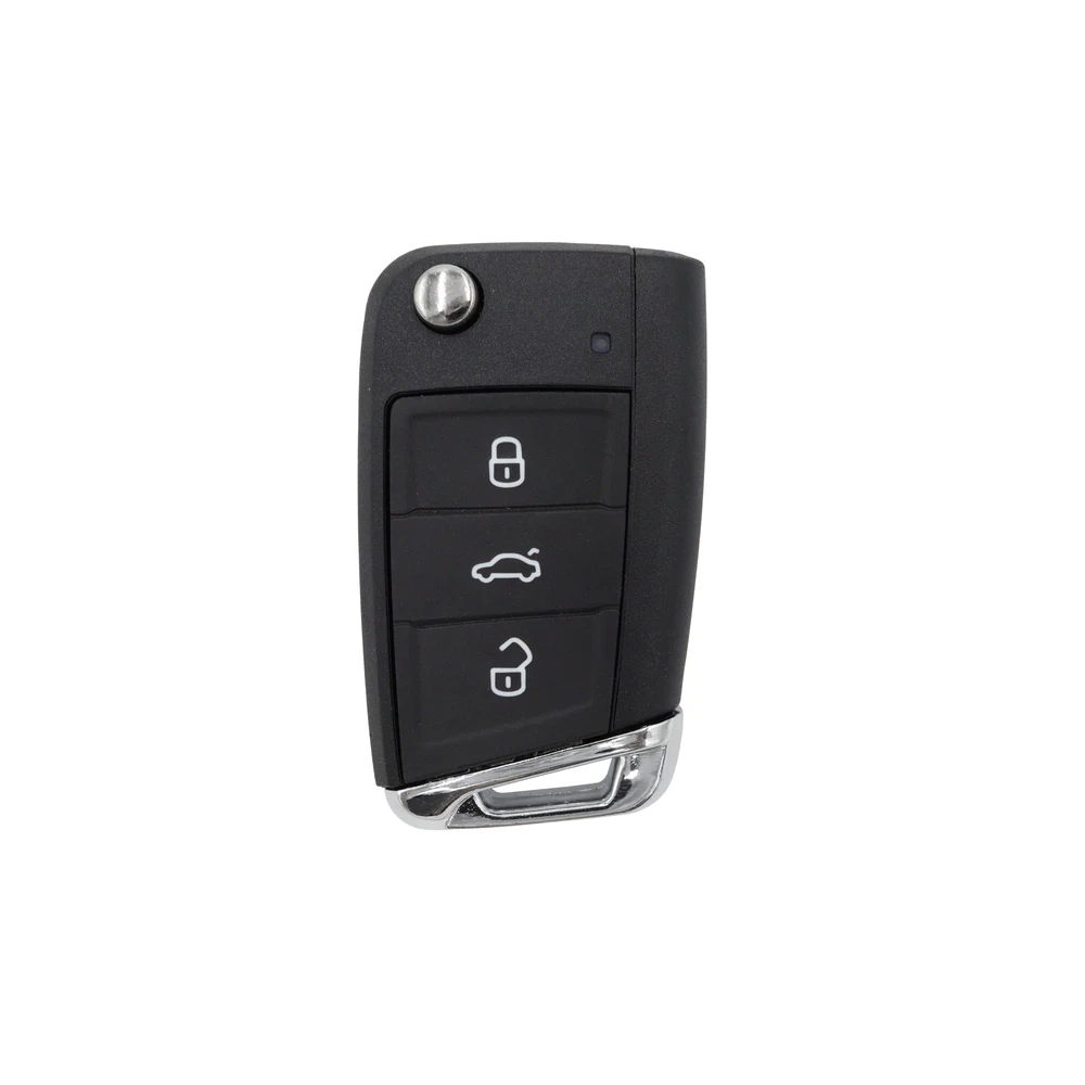 VW compatible 3 button HU66 remote flip Key housing