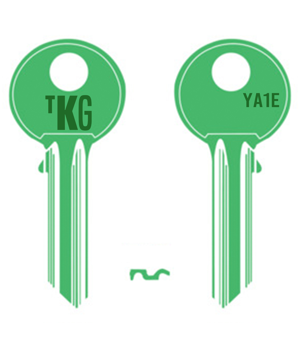YALE YA1E  Brass Green