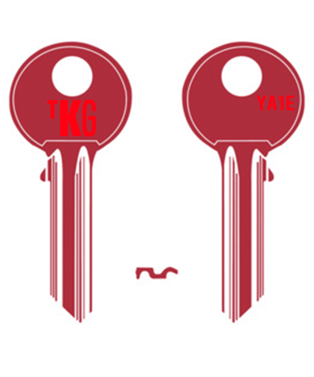 YALE YA1E  Brass Red
