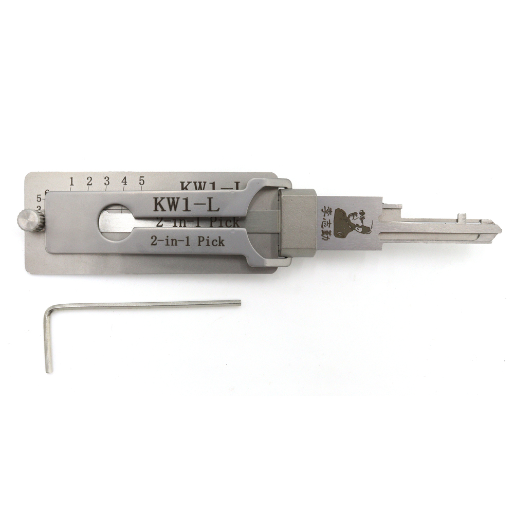 Lishi KW1-L (Reverse Handing) 2-in-1 Pick & Decoder for 5-Pin Kwikset Keyway