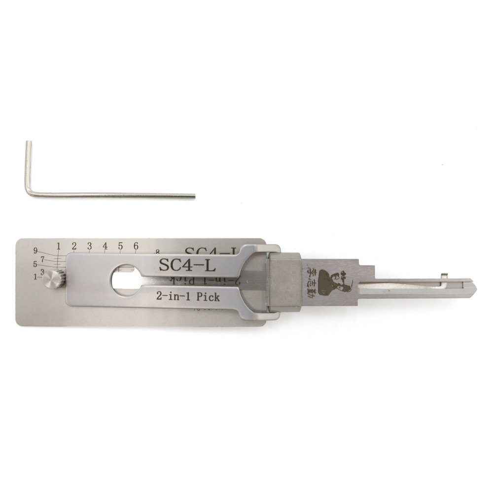 Lishi SC4-L (Reverse Handing) 2-in-1 Pick & Decoder for Schlage Locks