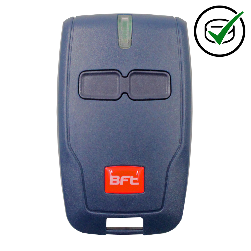 Genuine BFT MITTO 2 button remote handset 434MHz