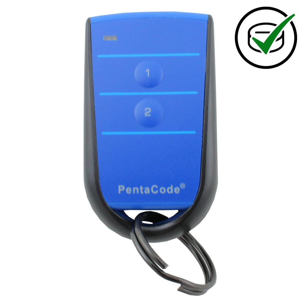 Genuine Elsema Pentacode 2 button remote handset 434 Mhz