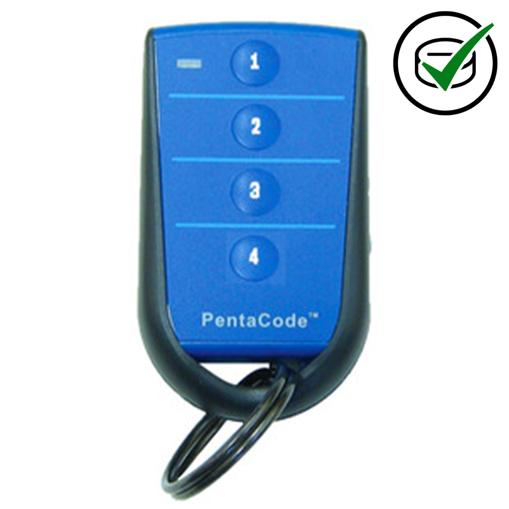 Genuine Elsema Pentacode 4 button remote handset 434 MHZ